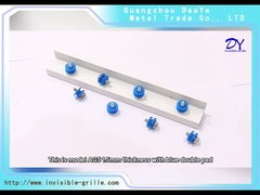 AG5 1.5mm met 304 schroeven met het blauwe van de het Spoormelk van het stootkussenaluminium Wit/Grey Color