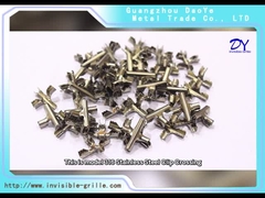 Onzichtbare de Kabelklemmen 2.5mm van het Traliewerkroestvrije staal met Superieure Sterkte