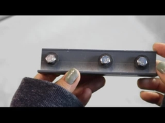 Aluminium spoor voor onzichtbaar rooster