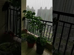 Onbelemmerd uitzicht balkon roosters met 100 kg capaciteit balkon onzichtbare roosters