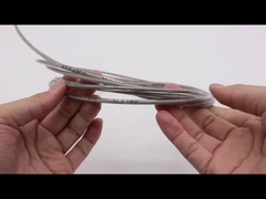 Roestvrijstalen draden Gebouwen Veiligheid Onzichtbaar rooster 1,8 mm dik