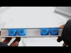 Gepolijst onzichtbaar spoor Aluminium bescherming staaldraad grill