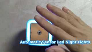 Automatische inductie led-nachtverlichting nachtkastje energiebesparende lamp veelkleurig nachtlampje voor slaapkamer