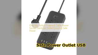 Veilig stopcontact met USB-verlenguitgang