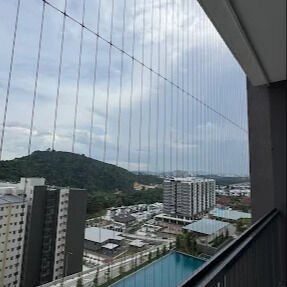 Balkon Onzichtbaar rooster transparante veiligheidsgasoplossing die duurzaamheid en esthetische aantrekkingskracht combineert voor moderne gebouwen