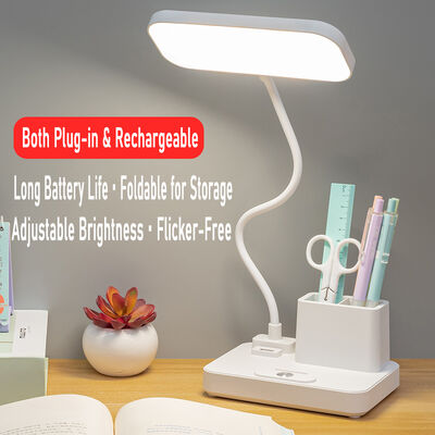 Powerbank Functie Desk Lamp LED Student Dedicated Desk Lamp Pen Holder Desk Lamp Slaapkamer Nachtlicht Bedlamp