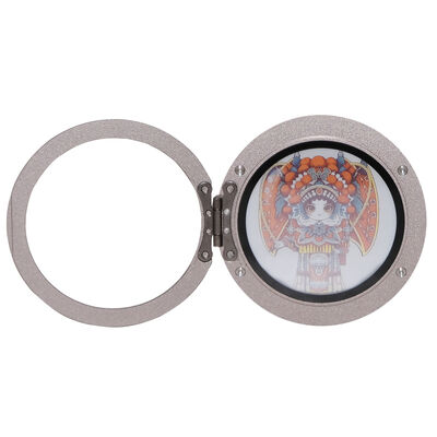 Stainless Steel Hinge CNC Bright Silver Plating Mini Bluetooth Speaker Compact Wireless Sound System