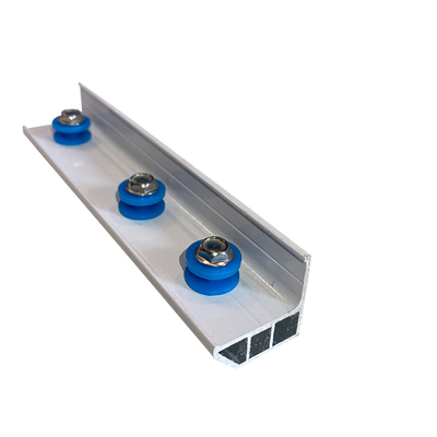 Wit / Zwart / Transparante draadkleur Aluminium spoor met aanpasbare breedte