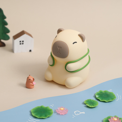 Nieuwe aankomst Zeven Kleuren Silicone Capybara Nachtlamp Verjaardagscadeautjes Nachtlicht