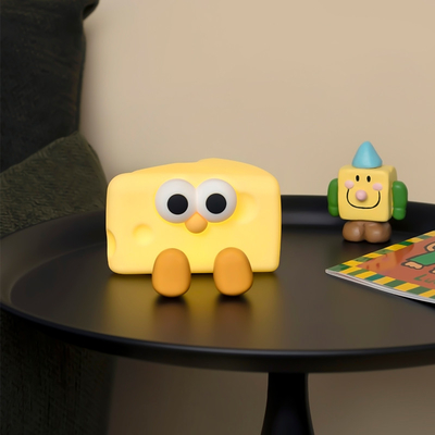 Fabriek Groothandel Soft Cheese Silicone Baby Nursery Lamp Sensitive Tap Control 7 Single Colors Nachtlicht Voor Kinderen