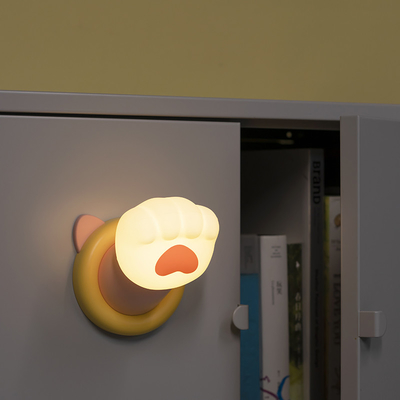 Fabriek schattig slapen controle CAT PAW USB slaapkamer lampen Silicone lamp oplaadbare touch licht Silicone nachtlicht