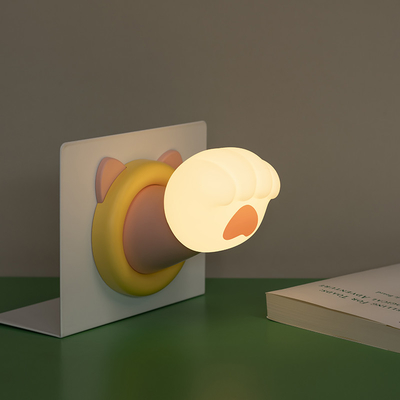 Fabriek schattig slapen controle CAT PAW USB slaapkamer lampen Silicone lamp oplaadbare touch licht Silicone nachtlicht