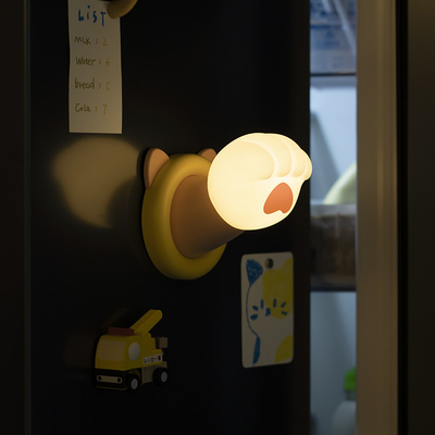 Fabriek schattig slapen controle CAT PAW USB slaapkamer lampen Silicone lamp oplaadbare touch licht Silicone nachtlicht
