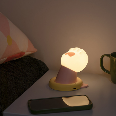 Cat Claw Creatief Nachtlicht Opladen USB Verjaardagscadeau Lief en Leuk Praktisch Meisje Geschenk Silicone Patting Light