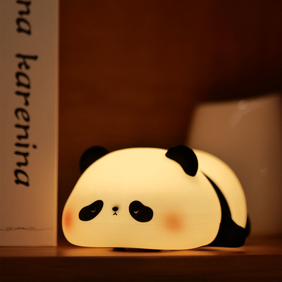 Aanpassing Silicone Nachtlicht Panda Usb Oplaadbare Tafel Led Lamp Nachtlicht Silicone Nachtlichten Voor Kinderkamer