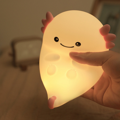 Moderne design Silicone nachtlicht schattig LED Warm wit kleurrijk nacht voor kinderen slaapkamer Touch Control