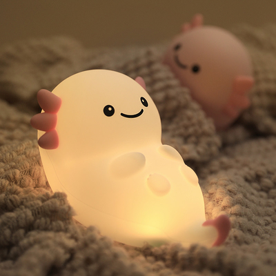 Moderne huis USB nachtlicht Hexagonale dinosaurus baby vis LED met aanraaksensor Kleurrijk siliconen oplaadbaar licht
