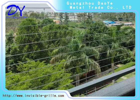 Onzichtbare veiligheidsgrill beschermende onzichtbare barrière ontworpen met behoud van esthetische harmonie