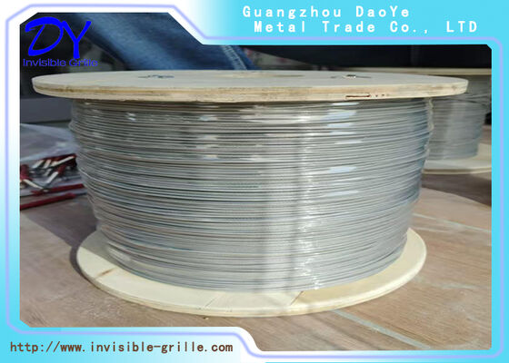 2.0mm 316 roestvrijstalen draad Hoogbouw Balkon/Venster Onzichtbaar Veilig Rooster