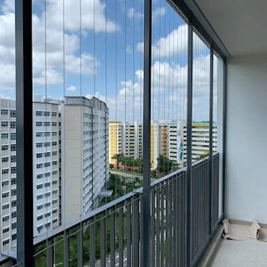 Balkon Onzichtbaar rooster transparante veiligheidsgasoplossing die duurzaamheid en esthetische aantrekkingskracht combineert voor moderne gebouwen