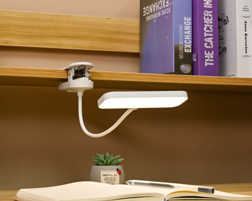 Moderne touch tafellampen met flexibele clip dimming bureaulamp-batterij aangedreven voor lezen en studeren decoratieve klemmen