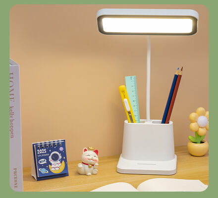 Slangpenhouder Desklamp Huis Speciaal Geschenk Nordic LED Tafellamp Usb Batterijboek Licht Studie Tafellamp voor Slaapkamer
