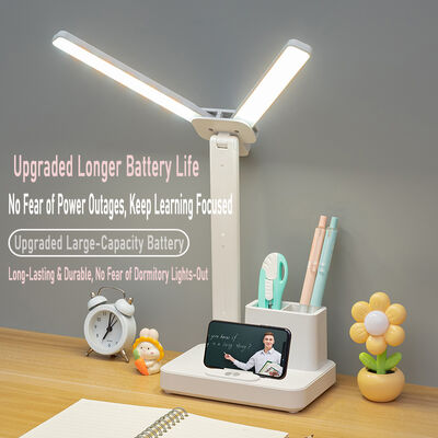 Chargeable Desk Lamp Adjustable Brightness and Flexible Arm Suitable for Office Study and Professional Workspaces