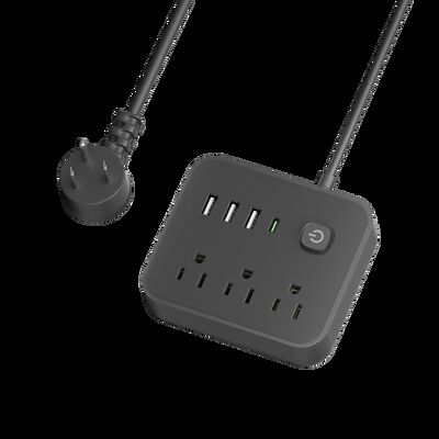 110V 220V AC Brandwerende Kabel Stekker Standaard Aarding Veilige Heavy Duty Stroomdistributie Oplossing voor Commercieel Gebruik