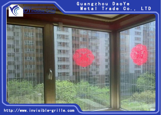 De moderne Onzichtbare Grill toegevoegde Rollen nemen een Venster Onzichtbare Grills op van het anti-Inbraaksysteem