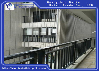 Van het de Stichtingskader van het veiligheidstraliewerk Sterker de Draadaluminium voor het Balkon Onzichtbare Traliewerk