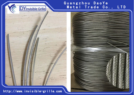 Onzichtbaar Traliewerk 304 Roestvrij staaldraad 3.5mm de Weerstand van de Diameterroest