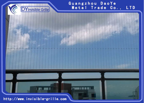 Hoge Stijging die Grijs 6m #316 Veiligheids Onzichtbaar Traliewerk voor Balkon bouwen