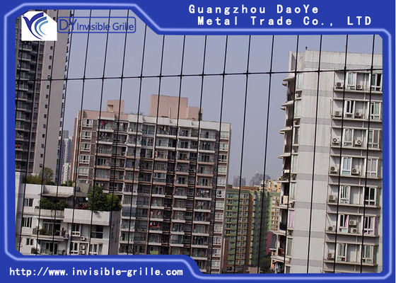 2mm de Onzichtbare Grill van de Draadveiligheid met Nylon Deklaag