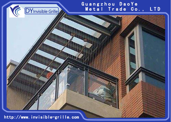 Het standaardpoeder bedekte 3mm Onzichtbare Grill voor Vensters met een laag