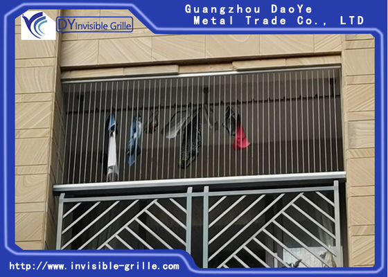 De onzichtbare van de het Roestvrije staaldraad van de Veiligheidsgrill 7X7 Bescherming van de Kabelwindowns