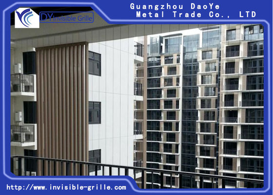 De moderne Onzichtbare Grill van SS316 6m/Set voor Balkon