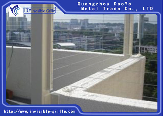 3m/Set antiroestvenster Onzichtbaar Traliewerk die 170KG weerstaan