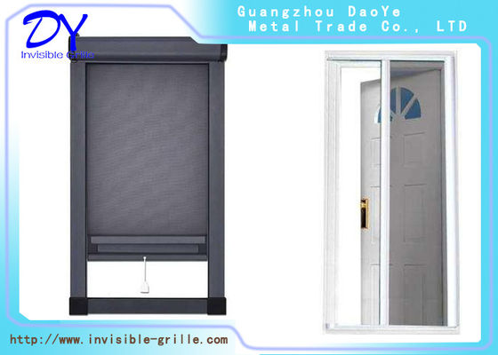 De Deur van Mesh Retractable Invisible Sliding Screen van de glasvezeldraad