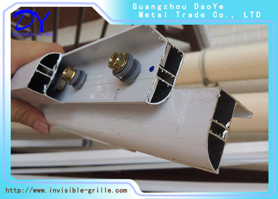 Wit Grijs 1.5mm Aluminiumspoor voor Kinderen Onzichtbaar Traliewerk